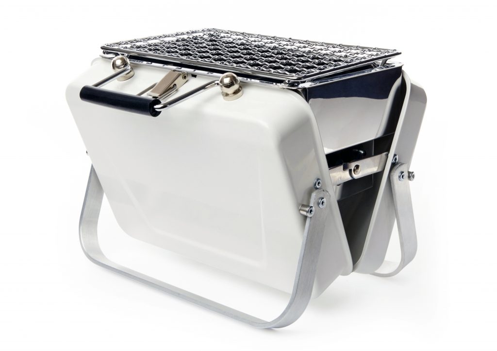 Kikkerland Folding Portable BBQ Suitcase 