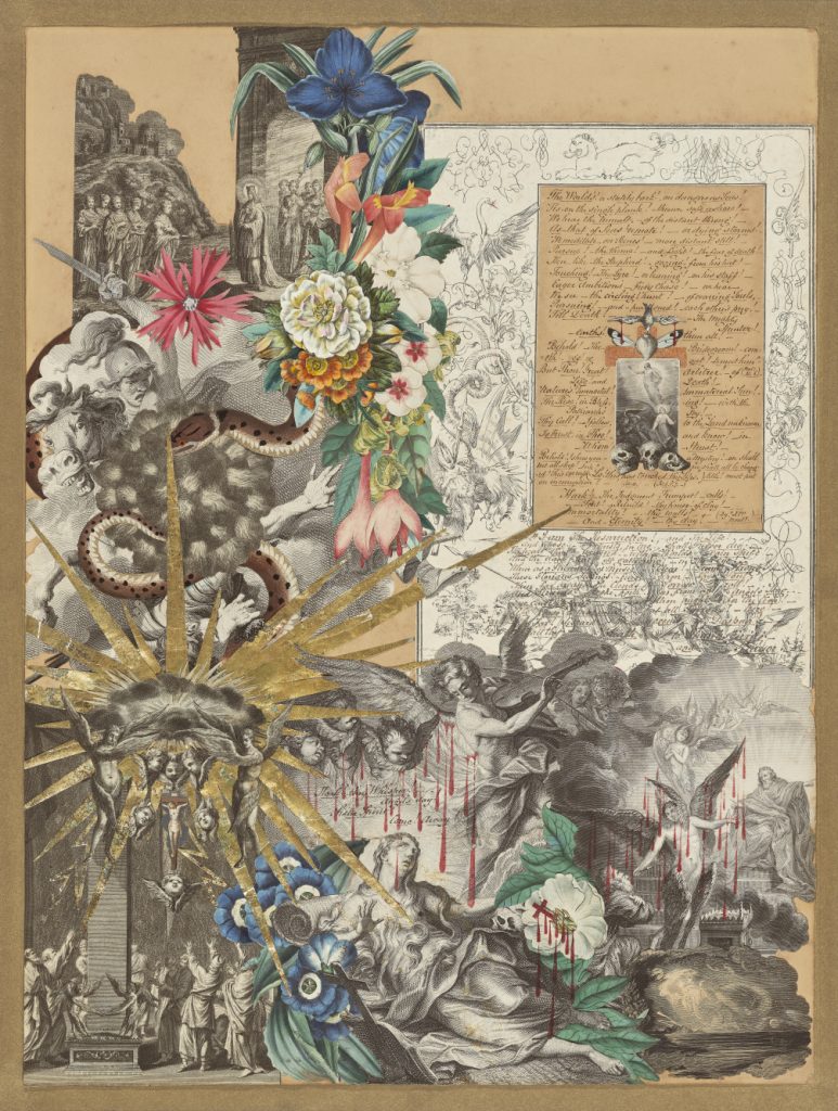 Collage 1850s–60s John Bingley Garland (1791–1875) Collage of prints and metallic foil