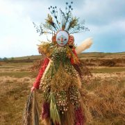 The Seed Guardian 2021 Holland Otik (b.1989) Colour photograph of soil-ritual costume made of ceramic, textile and dried UK flora