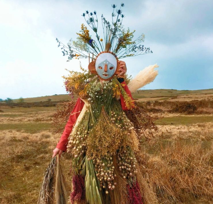 The Seed Guardian 2021 Holland Otik (b.1989) Colour photograph of soil-ritual costume made of ceramic, textile and dried UK flora