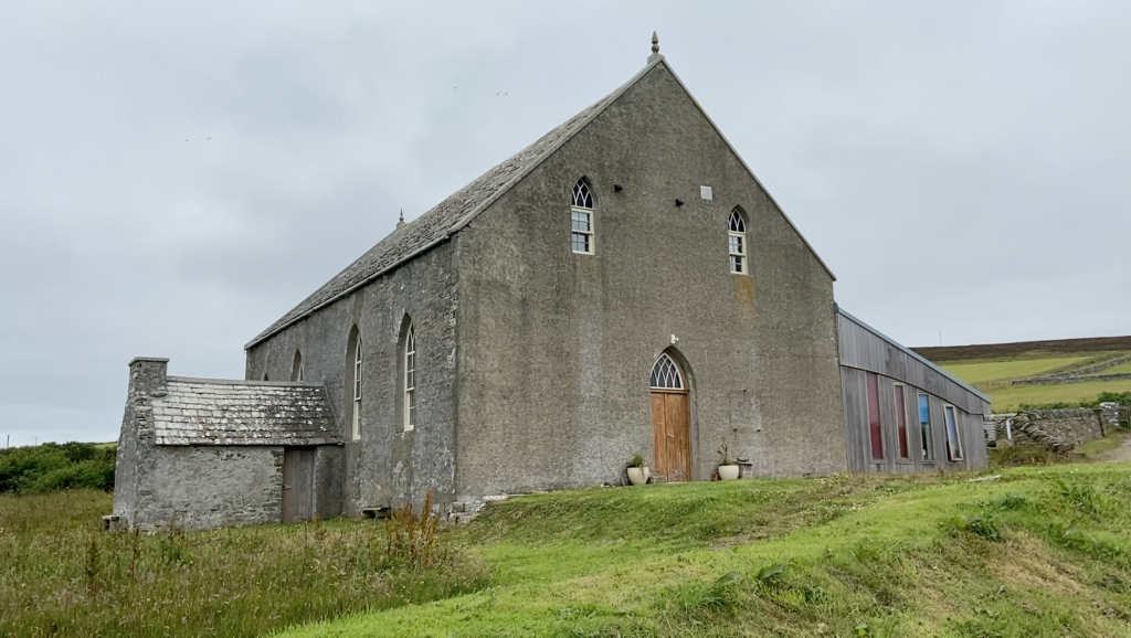 Graham Fellows church in Orkney after the refurb 