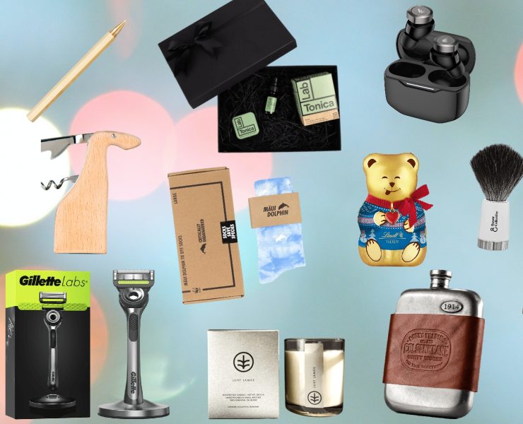 the malestrom stocking filler gift guide 20222 image of prestents floating against a background of lights