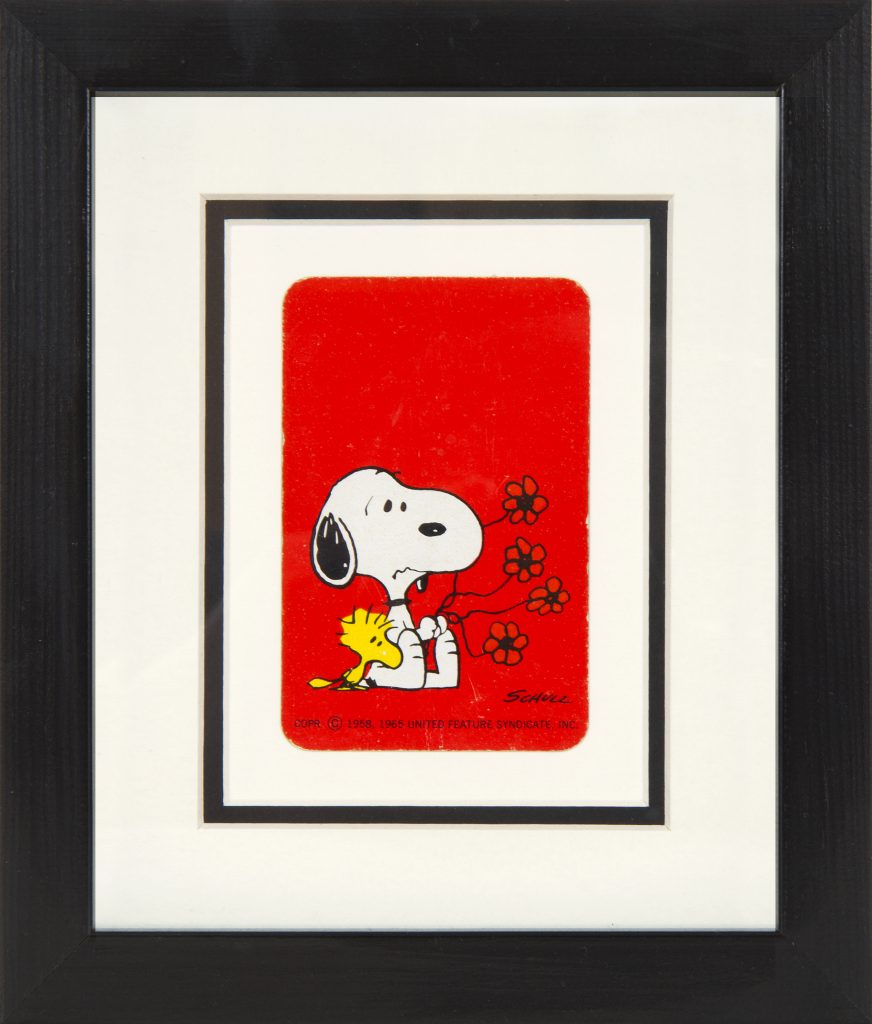 Vintage Playing Card Snoopy