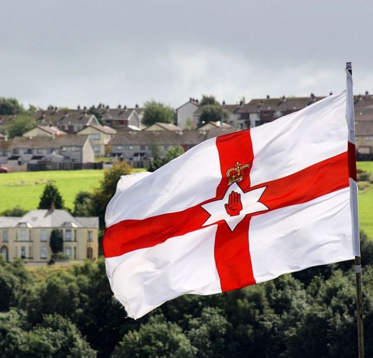 northern ireland flag flying