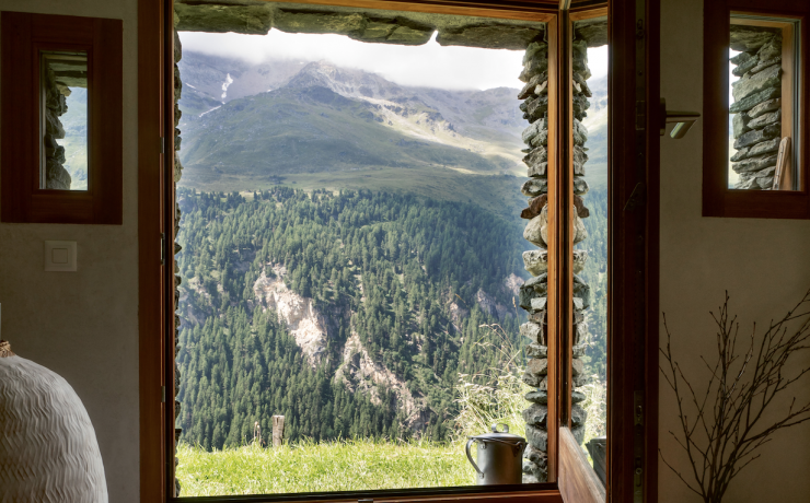 mountain top cabin by Joanna Mclennan