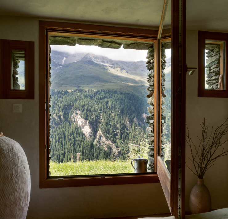 mountain top cabin by Joanna Mclennan