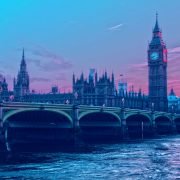 The palace of westminster from westminster bridge
