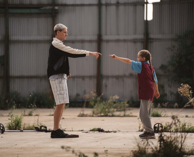 Scene from Scrapper movie