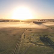 Stonehenge pictured from the air