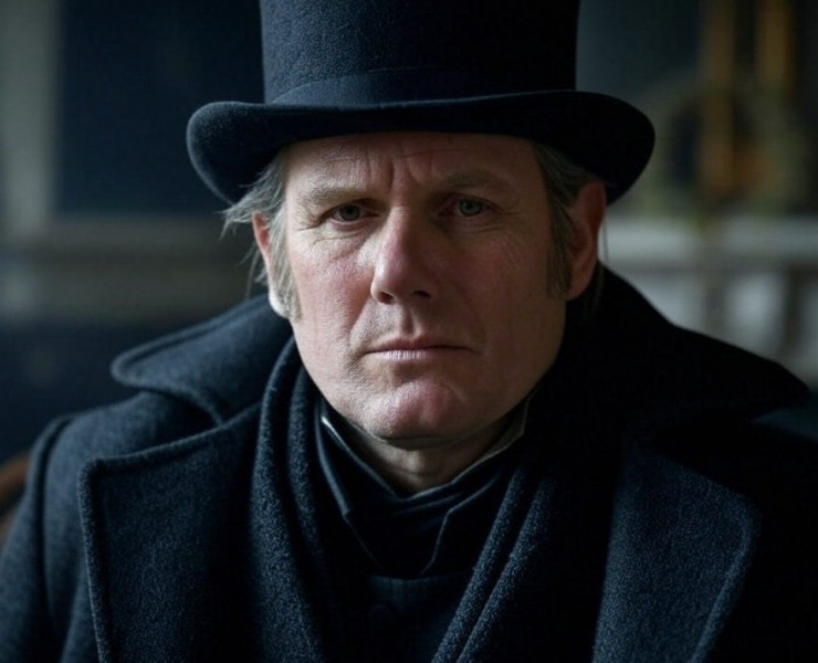 Kier Starmer dressed as Scrooge made by Grok