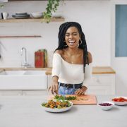 Rachel Ama cooking. Image Credit: Haarala Hamilton