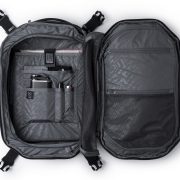 A Chrome Industries Summoner bag opened up