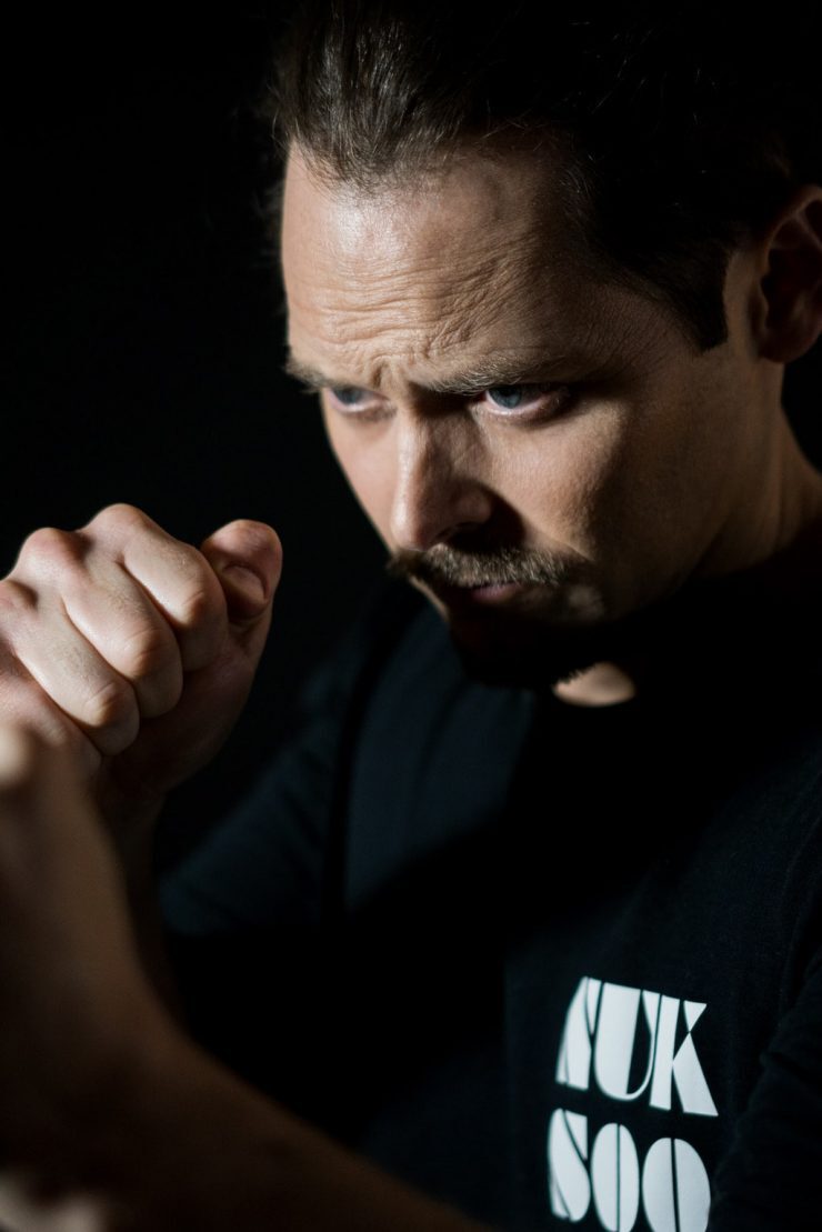 Close up of personal trainer Dan Roberts