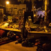 Sean Hawkey photo of the migrant caravan