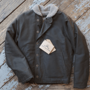 Pike Brothers N-1 Deck jacket Waxed Olive