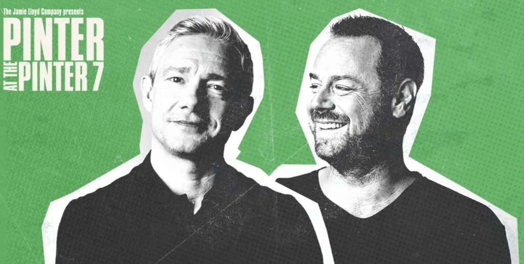 Martin Freeman and Danny Dyer smiling