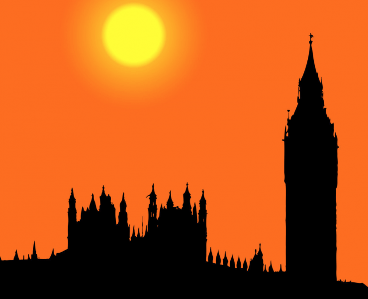Sunset over Westminster
