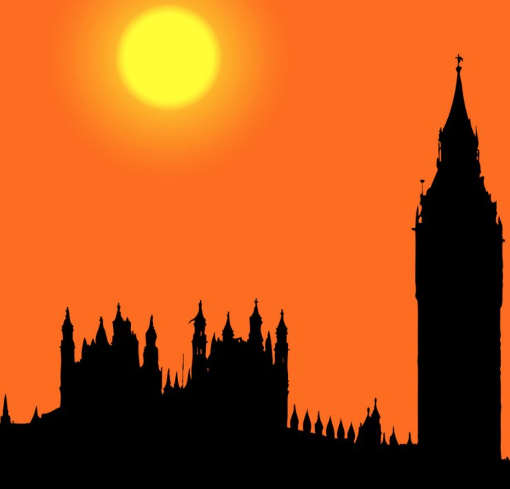 Sunset over Westminster