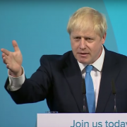 Boris Johnson making his 'DUDE' speech after becoming Prime Minister