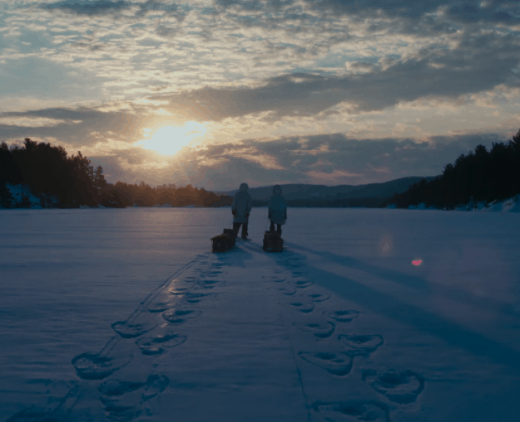 Two people trekking through Canada - Lure of the North