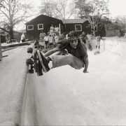 "Backyard pool coping" San Francisco Peninsula, 1977 by Hugh Holland