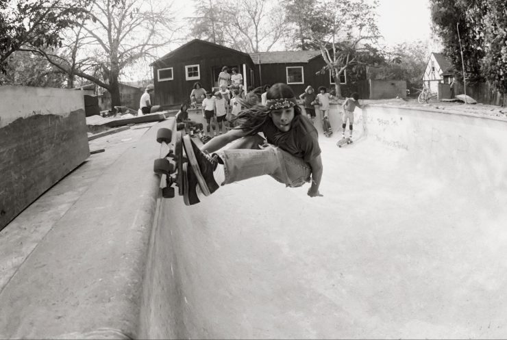 "Backyard pool coping" San Francisco Peninsula, 1977 by Hugh Holland
