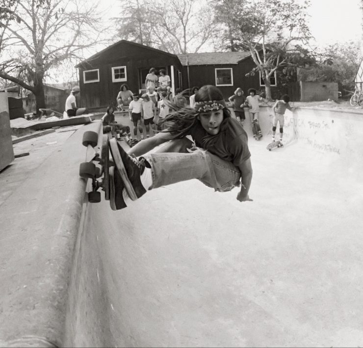 "Backyard pool coping" San Francisco Peninsula, 1977 by Hugh Holland