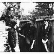 The Clash outside Wessex Studios during the recording of London. Credit: Pennie Smith
