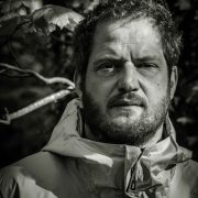 B & W pic of chef Valentine Warner