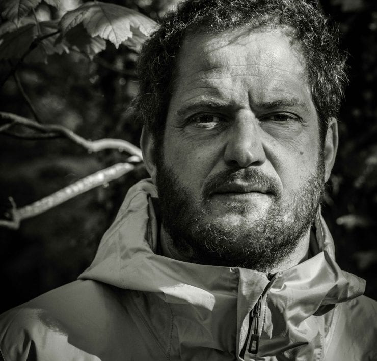 B & W pic of chef Valentine Warner