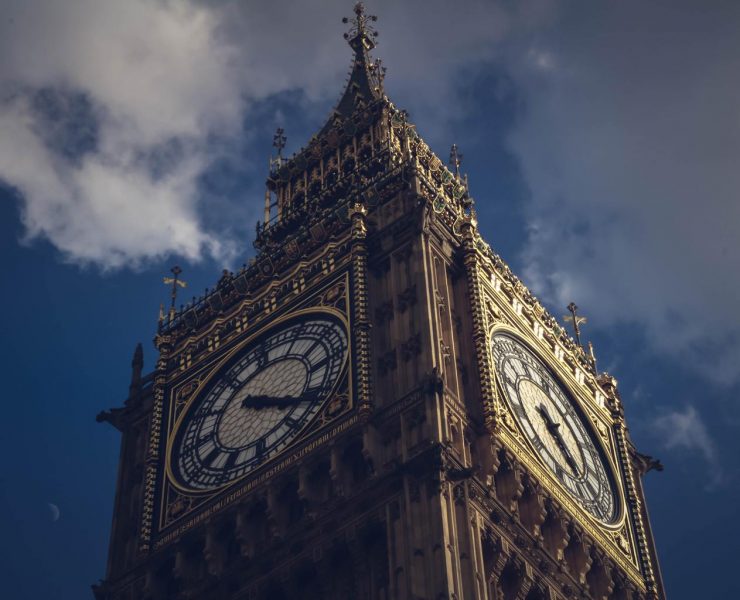 Big Ben Viewed from below