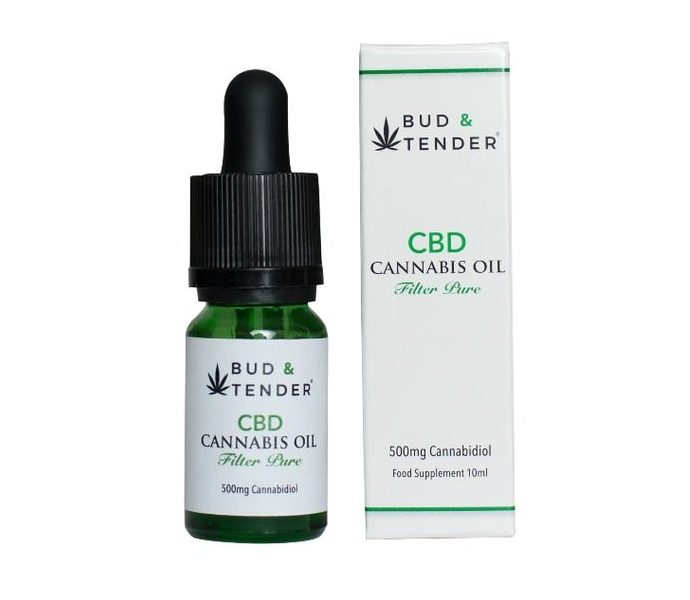 Bud & Tender CBD Oil 500mg bottle