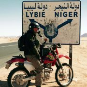 Chris Scott travelling through the Sahara