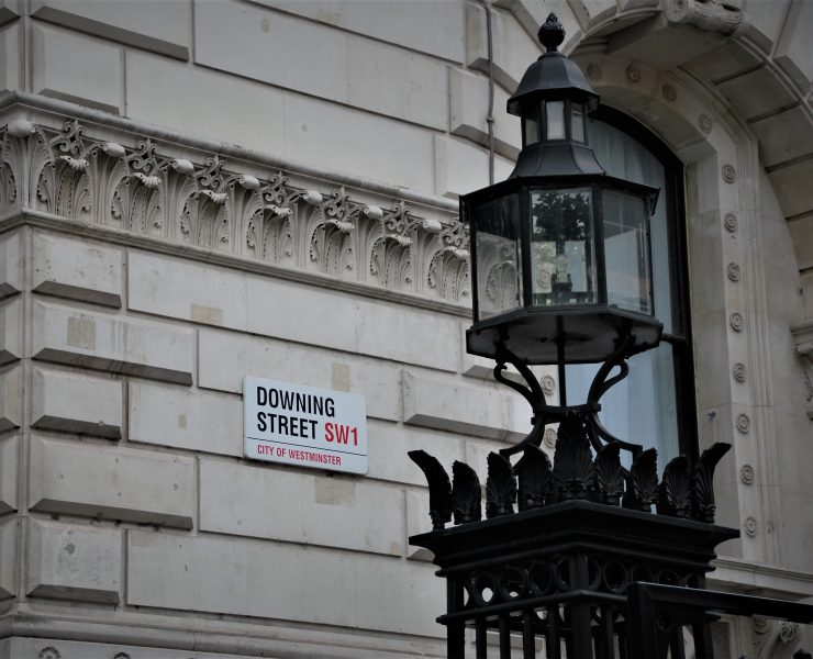 Downing Street road sign