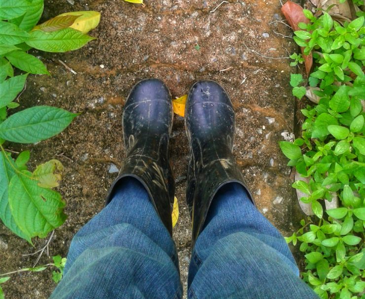 comfortable garden boots